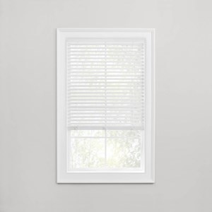 Trademark Cordless S-Curve 2 Inch Faux Wood Vinyl Blinds